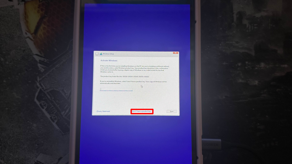 Steam Deck installing Windows
