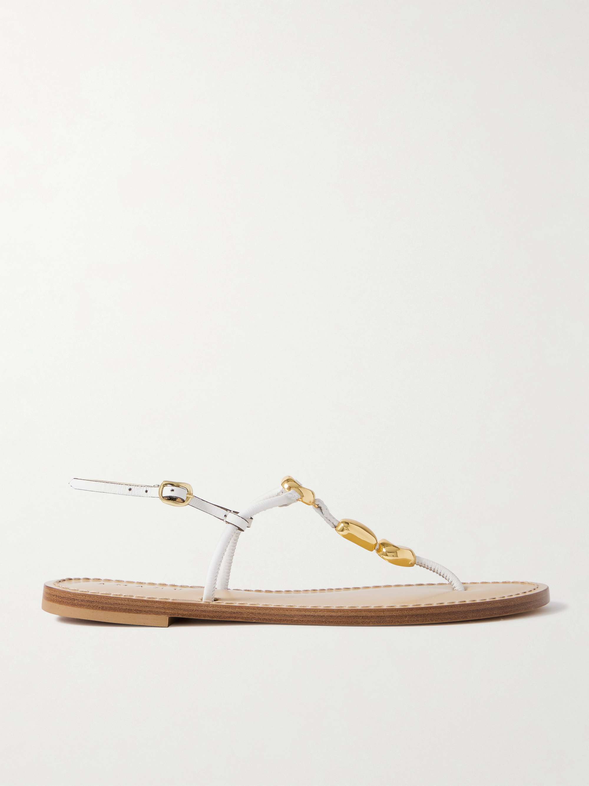 The Nairobi Embellished Leather Sandals