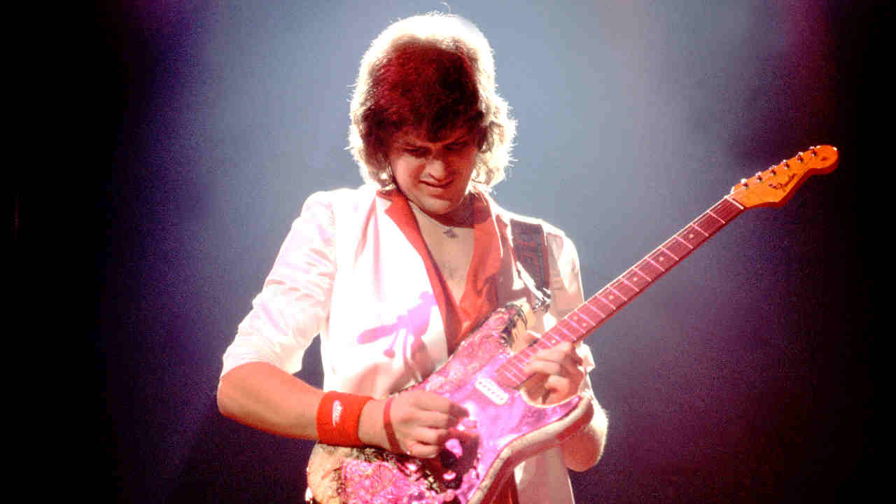 Yes guitarist Trevor Rabin onstage in 1984