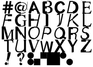 Type Snap alphabet