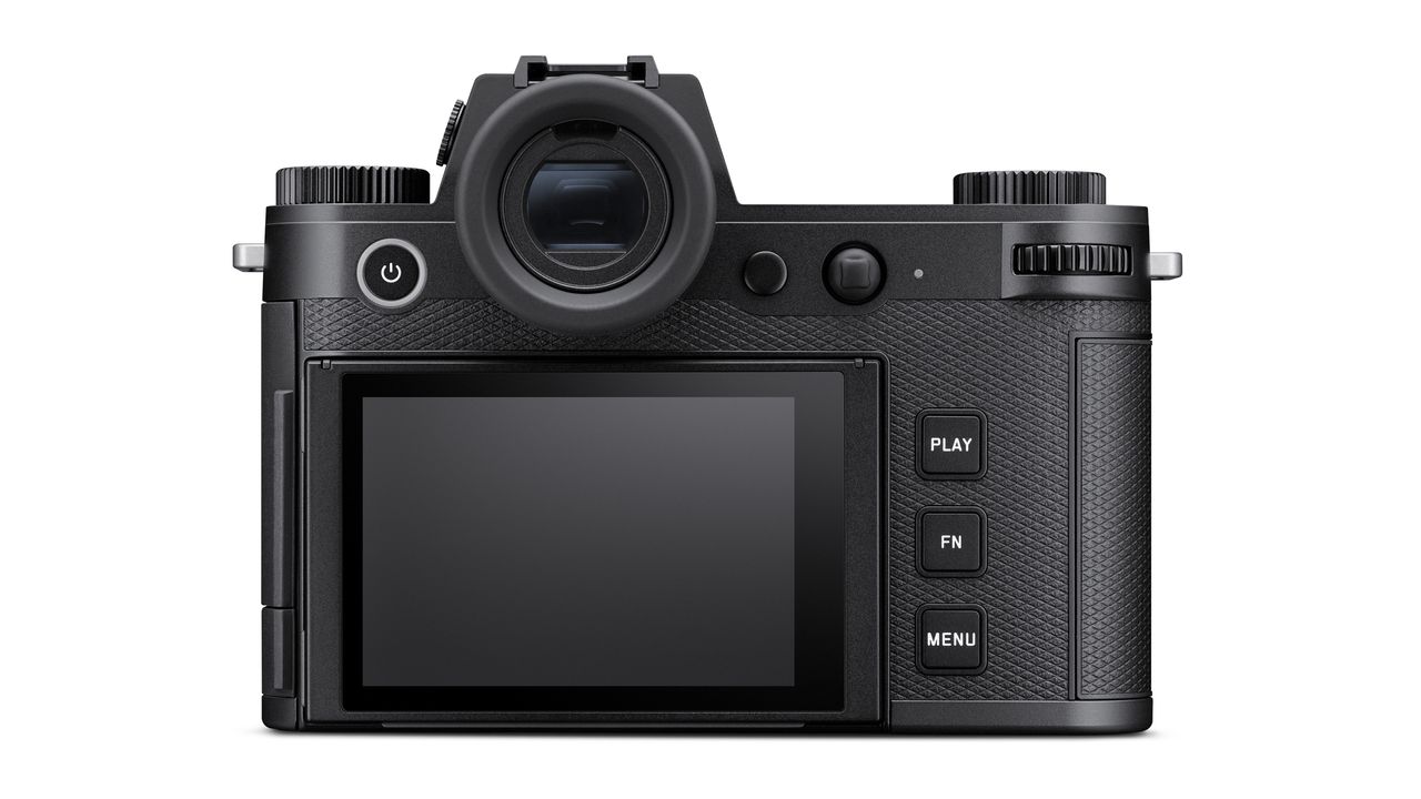 Leica SL3-S against a white background