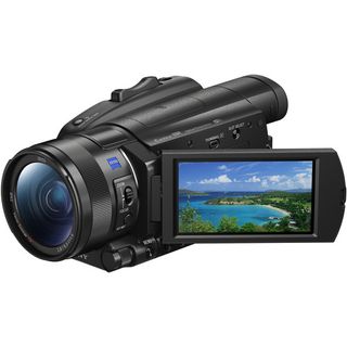 A Sony AX FDR700 camcorder