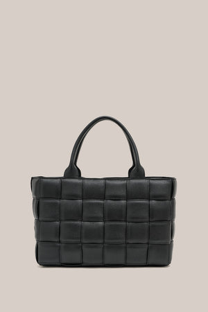 Margot Xl Black Woven Tote