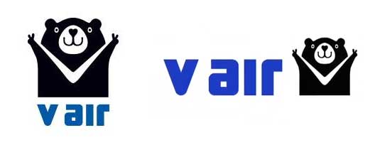 New Taiwanese airline V Air has released this new logo