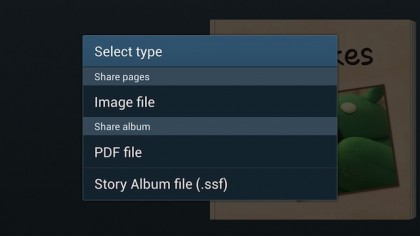 Samsung GALAXY S4 Story Album