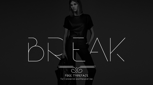 Free font: Break