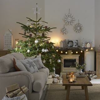 Scandinavian Christmas Living Room