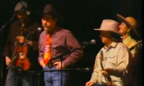 Cowboy Paul Zarzyski recites his poem &amp;quot;Black Upon Tan&amp;quot; at the annual Cowboy Poetry Festival.