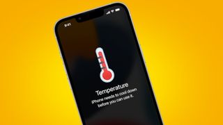 iPhone temperature warning