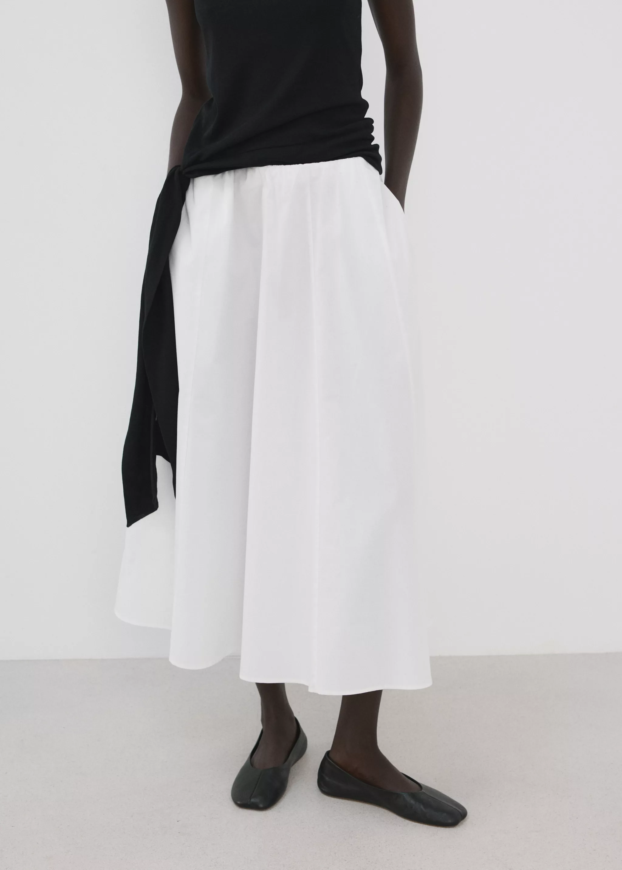 Flared Cotton Skirt - Women | Mango Usa