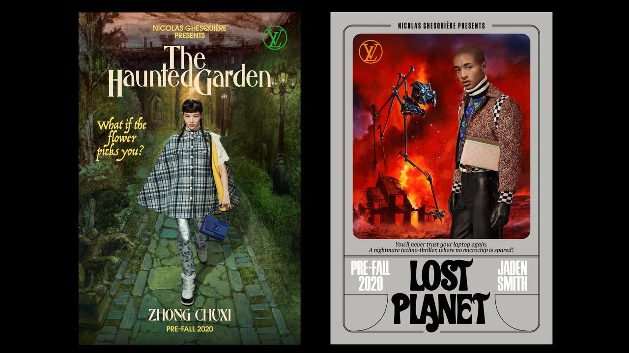 Louis Vuitton B movie cover poster campaign