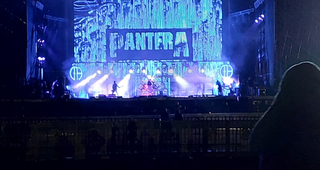 A picture of Pantera soundchecking in MExico