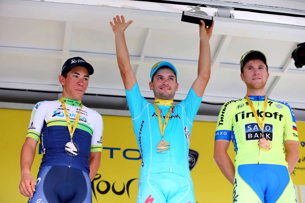 The top three on the day