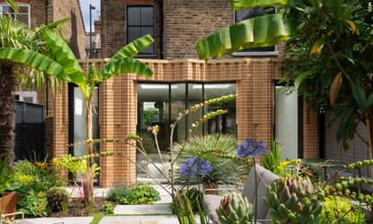 An extension with intricate brickwork