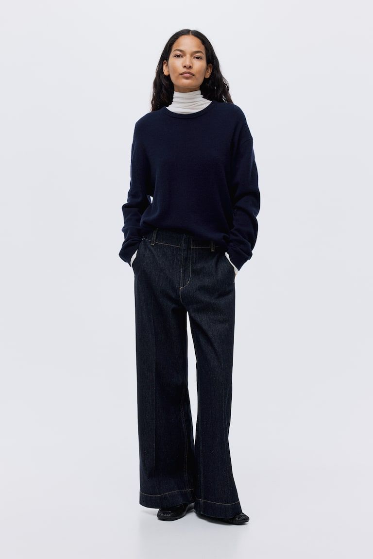 Wide High Jeans