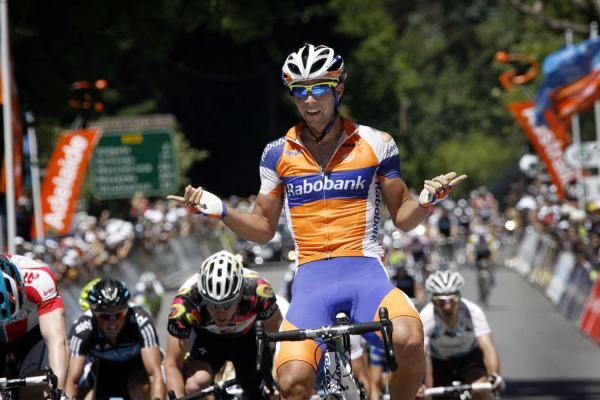Michael Matthews (Rabobank) celebrates