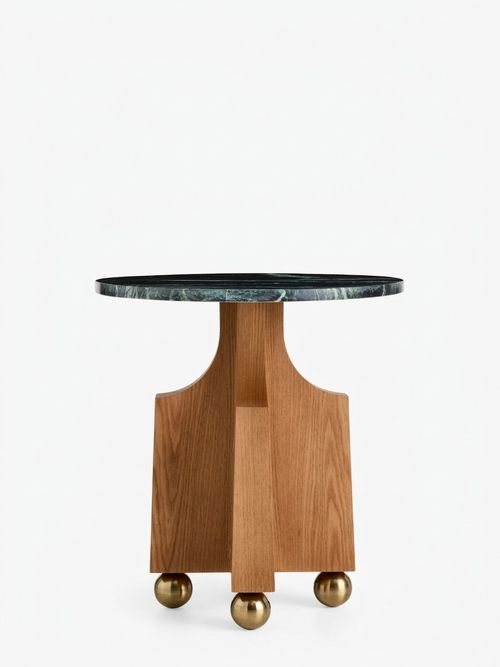 Perry Marble Round Side Table