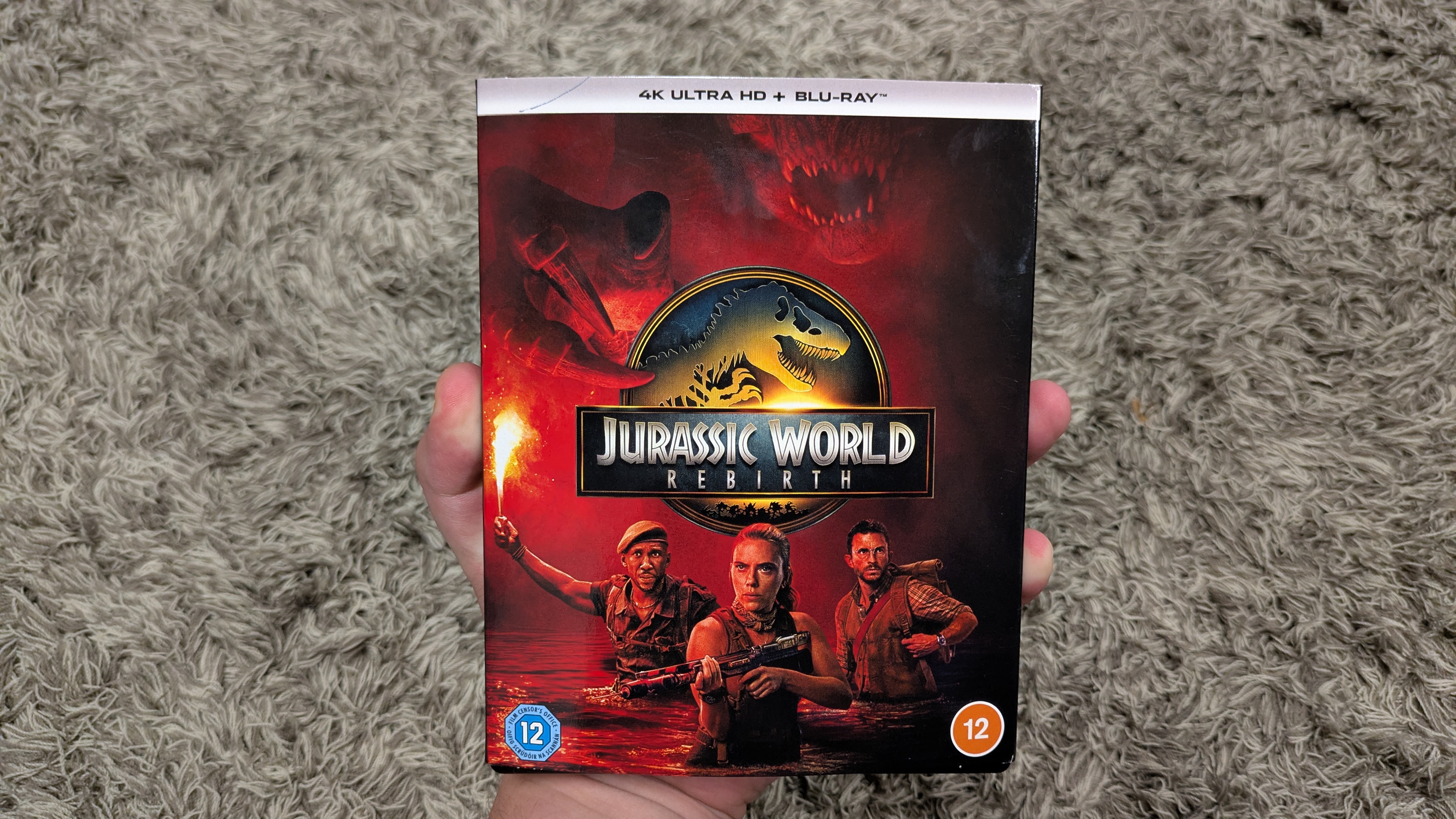 Jurassic World: Rebirth 4K Blu-ray case