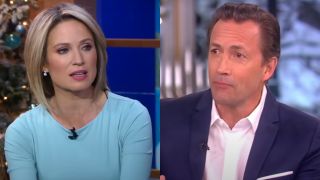 Amy Robach on GMA3 and Andrew Shue on The View.