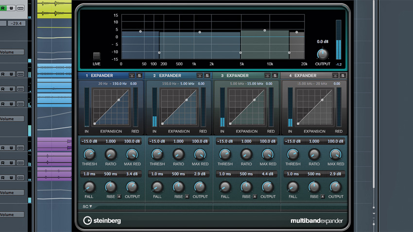 Cubase Pro 8&#039;s Multiband Expander may help you to reintroduce some dynamic range...