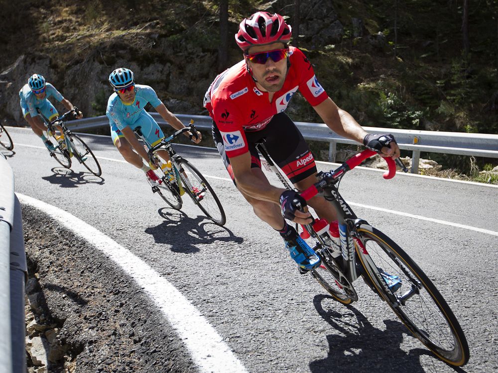 Tom Dumoulin in action during stage 20.