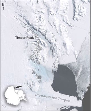 image of the Transantarctic Mountain Range