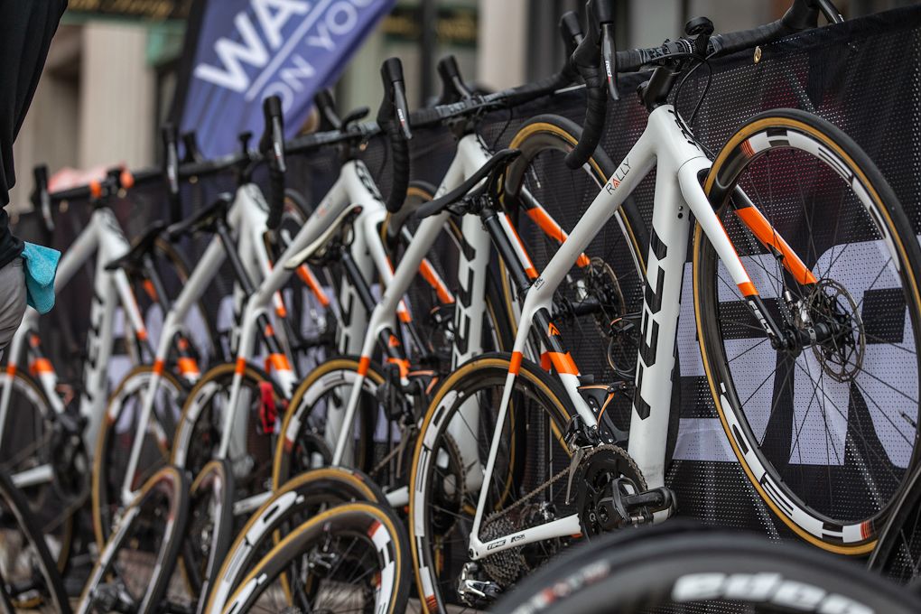 The bikes are ready to go for the USPro critetium