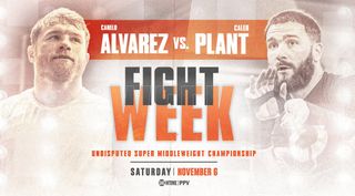 Canelo vs Plant promotional graphic from Showtime