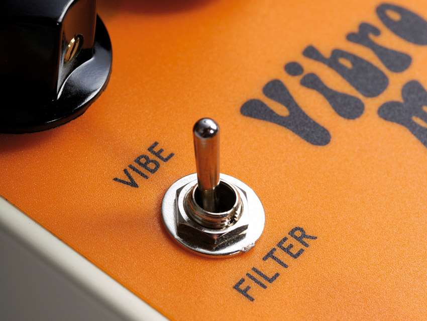Pedal contains vibrato and filter effects that can be used alongside the tremolo.