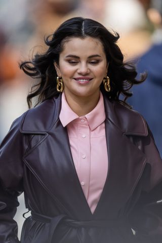 Selena Gomez walking on the street