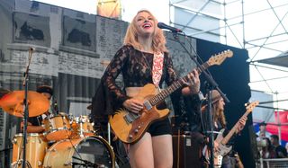 Samantha Fish performs at the Waterfront Blues Festival at Tom McCall Waterfront Park on July 4, 2016 in Portland, Oregon