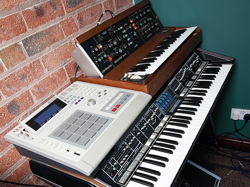 MPC3000, Minimoog and Polymoog