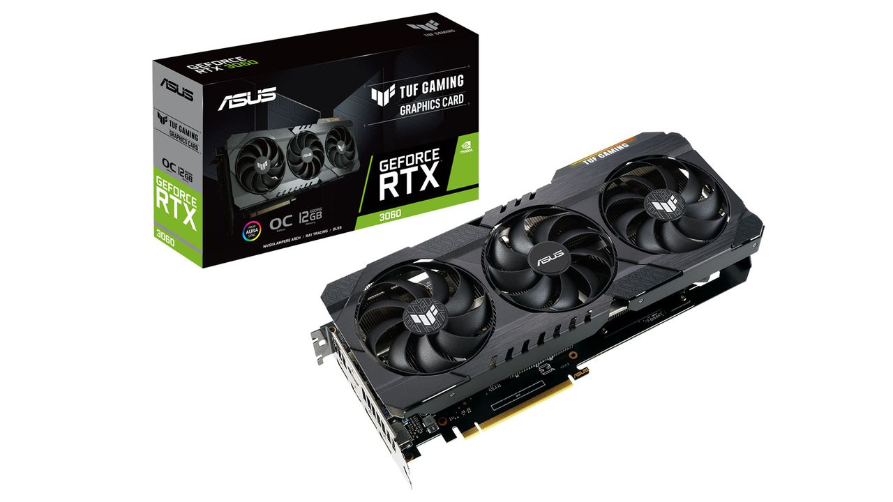 Asus GeForce RTX 3060 graphics card lineup