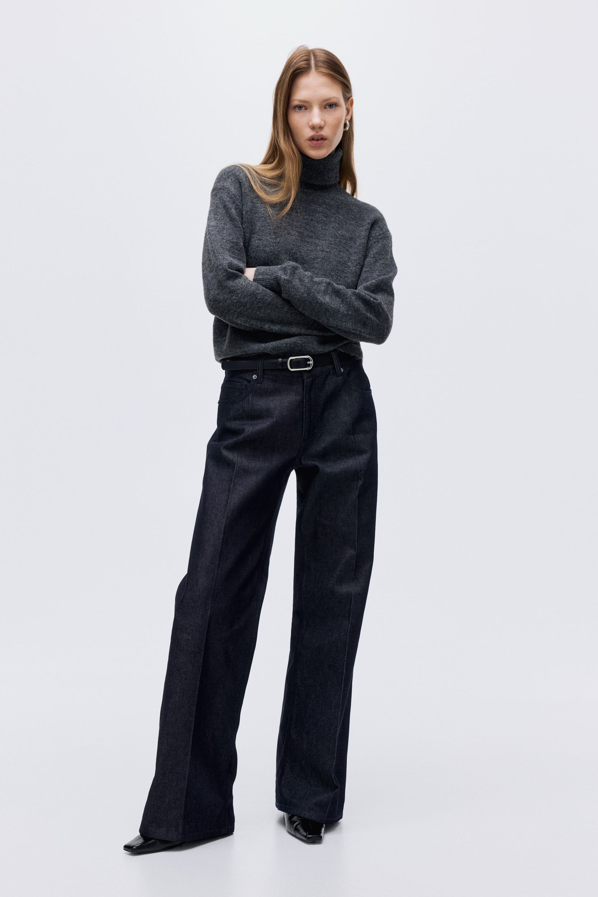Turtleneck Sweater - Dark Brown