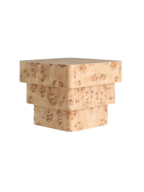Leonne Burl Wood Side Table