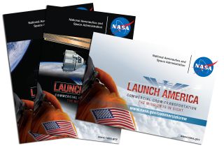 NASA's new Commercial Crew Program collectible cards feature Boeing's CST-100 and SpaceX's Crew Dragon capsules. 