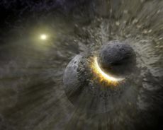 Earth's moon formation