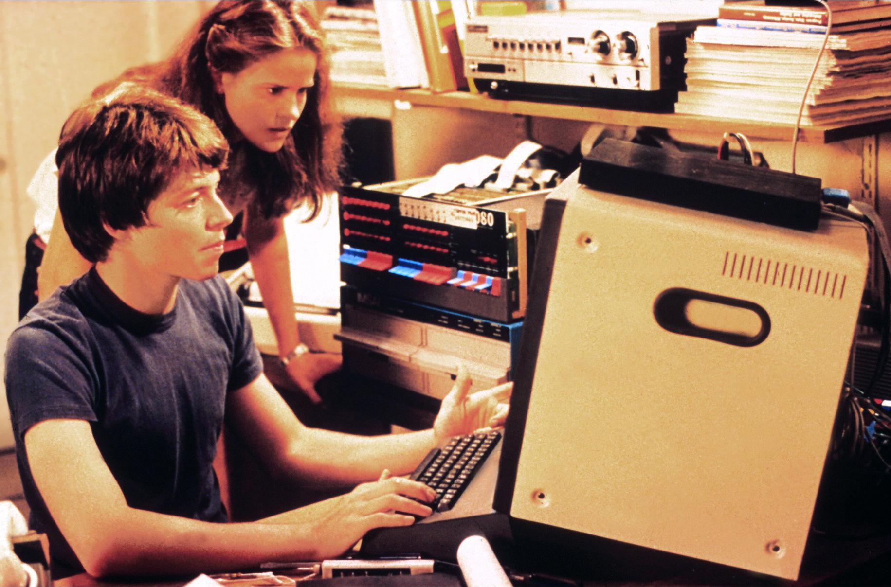 Matthew Broderick and Ally Sheedy in Wargames