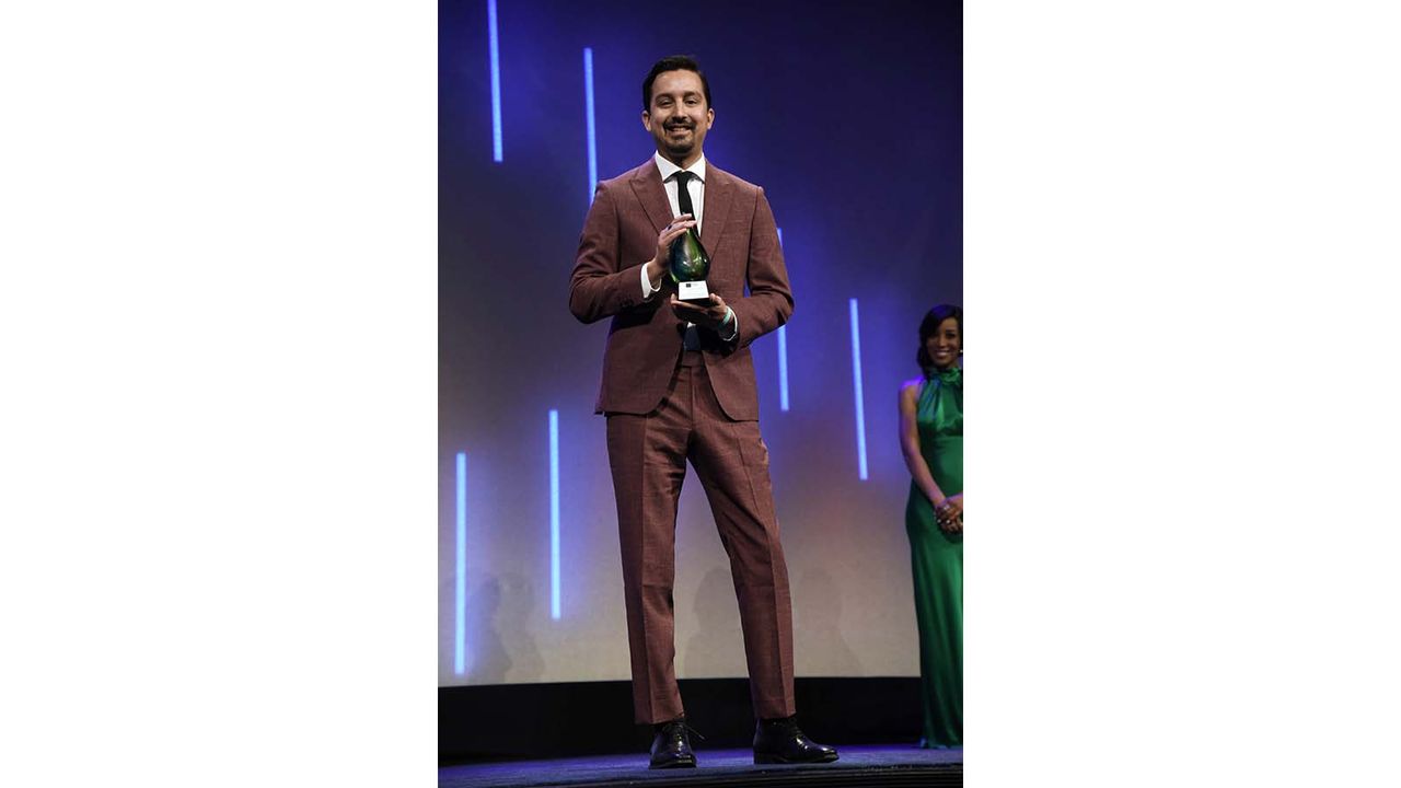 Kaitz dinner ChangeMaker honoree Gabe Middleton, co-founder and CEO, Human-I-T.
