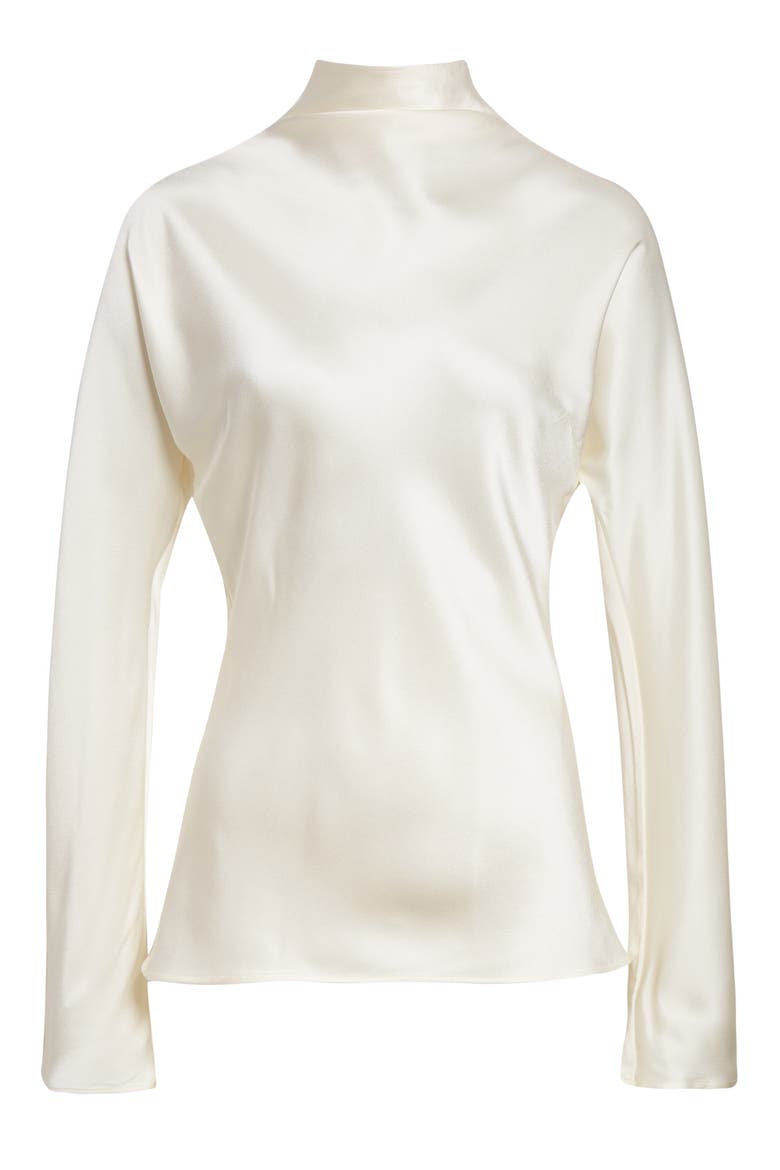 Long Sleeve Satin Top