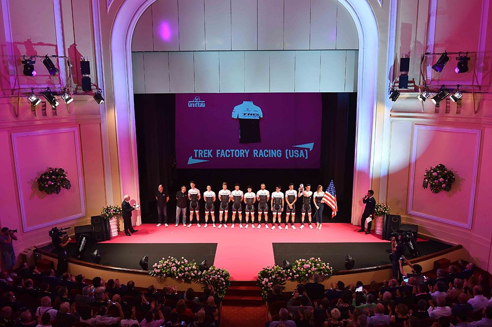 2015 Giro d'Italia team presentation Trek Factory Racing