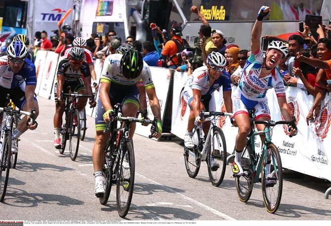 Kenny Van Hummel wins the stage