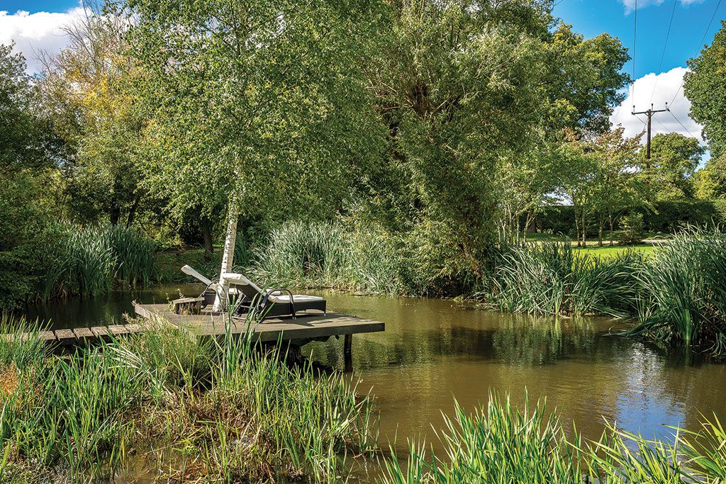 Property for sale with wildlife pond: Aston By Budworth, Cheshire.