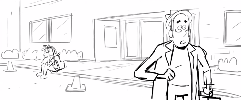 Pixar Soul storyboard
