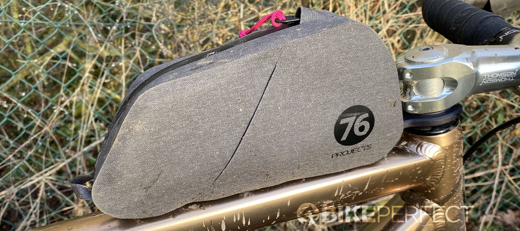 76 Projects A.S.S top tube bag review | Bike Perfect