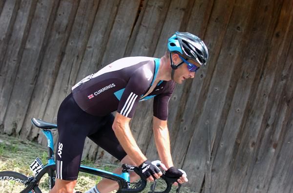 Steven Cummings (Sky Professional Cycling Team) was a member of stage 17's main breakaway.
