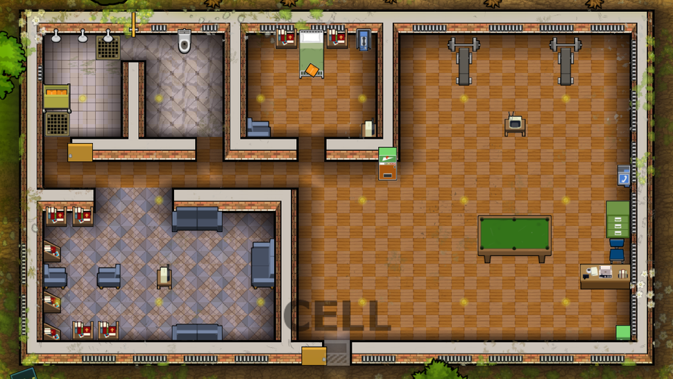 prison architect there are no prisoners assigned to eat at this canteen