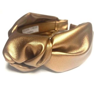 Gold knotted headband