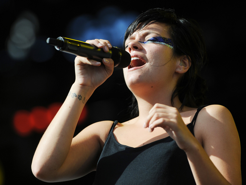 Lily Allen: bringing Kaoss to this year&#039;s festivals.