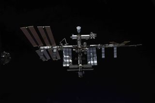 Another photo of the International Space Station shared by cosmonaut Novitsky on Twitter on Sept. 29, 2021. 